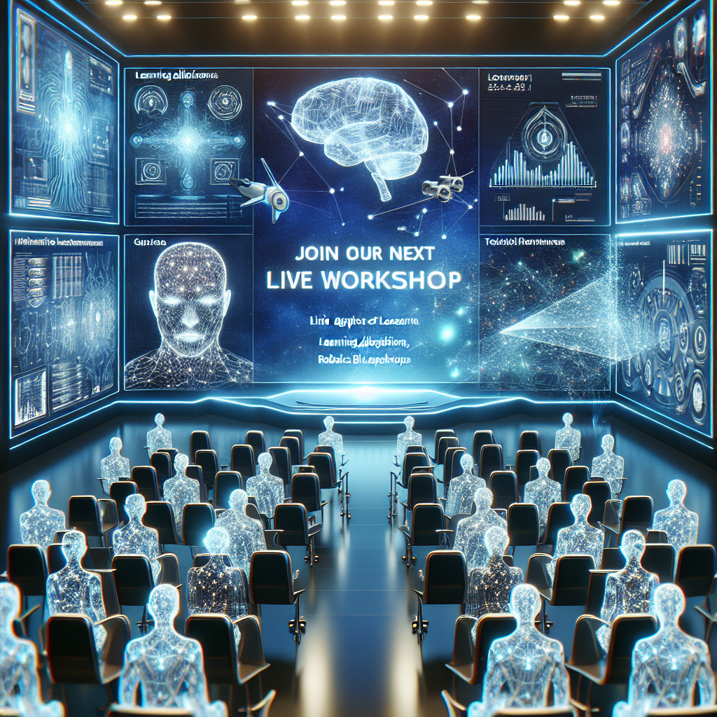 Join our next live workshop